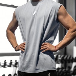 Men's Athletic Tank Top - Sleeveless, Breathable Polyester, Perfect for Gym & Casual Wear