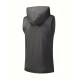 Stylish Sleeveless Hooded Muscle Tank Top - Breathable, Moisture-Wicking, Quick-Drying, Perfect for Summer Sports, Fitness, Gym, Running, and Outdoor Activities - Ideal for Men Who Want Comfort and Freedom of Movement