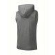 Stylish Sleeveless Hooded Muscle Tank Top - Breathable, Moisture-Wicking, Quick-Drying, Perfect for Summer Sports, Fitness, Gym, Running, and Outdoor Activities - Ideal for Men Who Want Comfort and Freedom of Movement