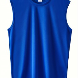 Mens Ultra-Breathable Featherweight Sleeveless Tank Top - Quick Dry Sport Casual Style - Gym-Ready Athletic Vest