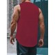 Men's Summer Fashion Muscle Tank Top - Breathable, Sweat-Wicking & Quick-Dry for Gym, Basketball & Training | Casual Round Neck Sleeveless Shirt