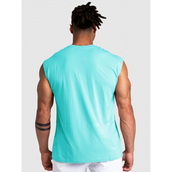 Muscle Fit Tank Top - Sleeveless, Slim Fit, Breathable, Quick-Drying, Moisture-Wicking, Gym-Ready, Bodybuilding Training Essential - Summer Clothing, Fitness, Workout, Vest T-Shirt for Men