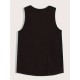 1pc Men'S Casual Polyester Sleeveless Tank Top with 