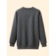 Plus Size Velvet Thickened Men's Autumn And Winter Casual Sports Thermal Pullover Sweatshirt