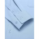 Men'S Plus Size Dress Shirts, Polyester Blend, Casual Work Style, Lapel Collar, Slight Stretch, Solid Color, Button-Down, Regular Fit, Woven, for All Seasons