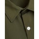 Plus Size Solid Color Button Down Shirts for Men - Short Sleeve, Lapel Collar, Breathable, Comfortable, Versatile Dress Shirts for Work, Casual, and Formal Occasions - Top Quality, Easy Care, and Classic Style