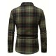 Plus Size Men's Plaid Shirt Oversized Long Sleeve Shirt For Fall Winter, Men's Clothing