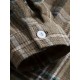 Plus Size Men's Plaid Shirt Oversized Long Sleeve Shirt For Fall Winter, Men's Clothing