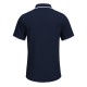 1pc Men'S Casual Knit Polo Shirt - Polyester Short Sleeve Lapel Collar, Slight Stretch Solid Color, Button Down Beach Top for Spring/Summer/Fall, Plus Size