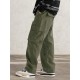 [Customer Favorite] Men's Stylish Drawstring Cargo Pants with Multiple Pockets - Comfortable, Casual Wear for Hiking & Outdoor Activities