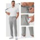 1pc ZUTY Men'S Golf Pants - Solid Color Nylon Sports Style, Skinny Fit, Medium Stretch with 5 Pockets, 4-Way Stretch Fabric, Regular Length, Casual Scene, Suitable for Fall/Winter, Ideal for Golf, Workout, and Athletic Activities