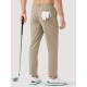 1pc ZUTY Men'S Golf Pants - Solid Color Nylon Sports Style, Skinny Fit, Medium Stretch with 5 Pockets, 4-Way Stretch Fabric, Regular Length, Casual Scene, Suitable for Fall/Winter, Ideal for Golf, Workout, and Athletic Activities