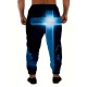 Retro Chic, Men's Slim-Fit Stretch Joggers - Vintage Style, Polyester, with Pockets | Perfect for Outdoor Activities & Casual Wear